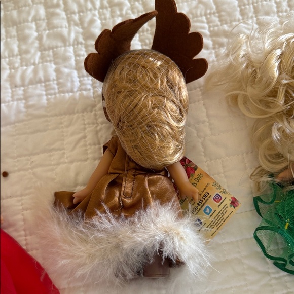 Precious Moments ‘Tis The Season Dolls by Linda Rick - Picture 7 of 12